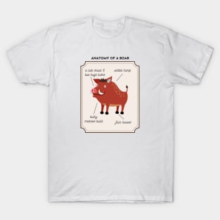 Anatomy of a Boar T-Shirt